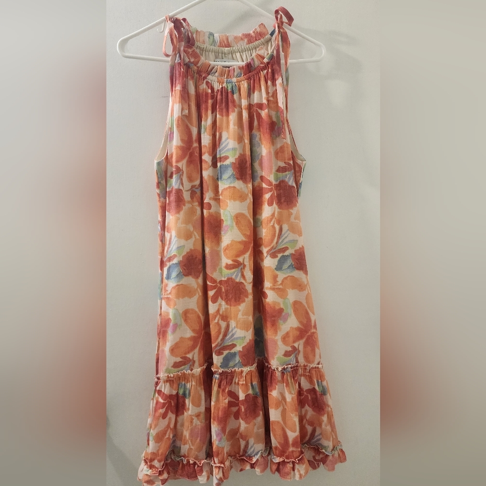 Floral Sleeveless Women's Dress, Size Large.‎